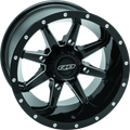 QuadBoss, QuadBoss Slicer 14x10 PowerSports Wheel - 4/156 Bolt Pattern, 5+6 Offset