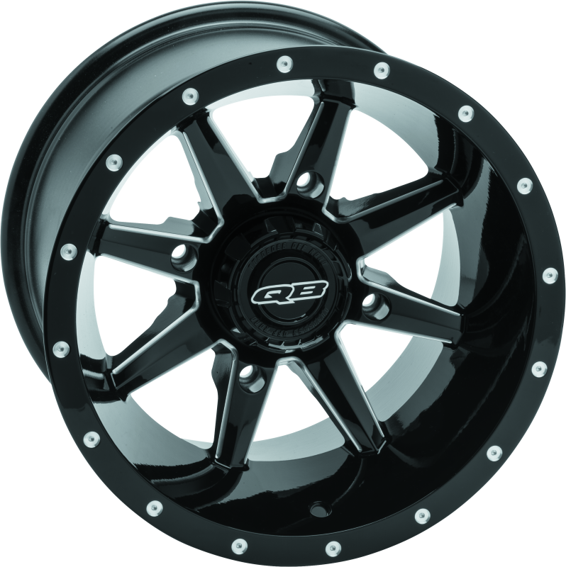 QuadBoss, QuadBoss Slicer 14x10 PowerSports Wheel - 4/156 Bolt Pattern, 5+6 Offset