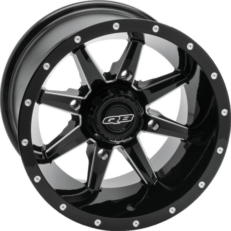 QuadBoss, QuadBoss Slicer 14x10 PowerSports Wheel - 4/156 Bolt Pattern, 5+6 Offset