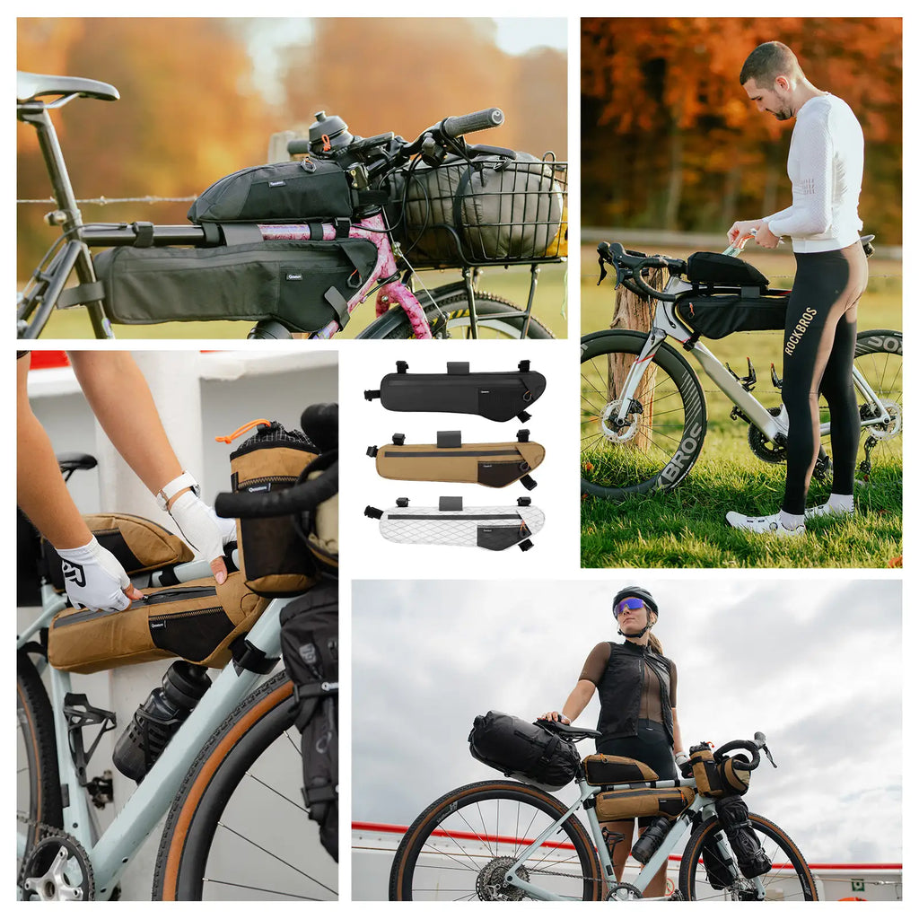 Water-repellent Frame Bag for Bikepacking 3.5L/4.2L/5L