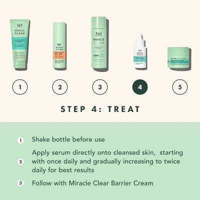 Rael Miracle Clear Complete Acne Treatment Face Serum 1oz - New - PhishStones Products