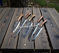 Rasp Tool Steel Kitchen Knife Set – Rustic Chef Collection & PAKKA Wood Handles - PhishStones Products