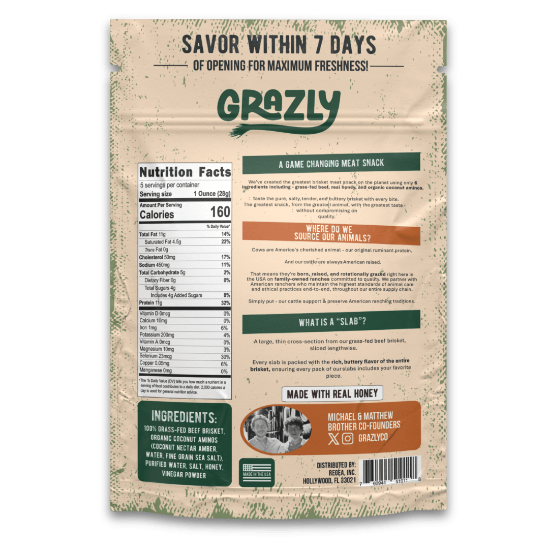 Raw Honey & Coconut Aminos Brisket Slabs - PhishStones Products
