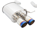Megan Racing Axle Back Exhaust Tips for BMW F10 2011+ 535i M-Sport T-304 Stainless Quad 63mm ID 90mm OD