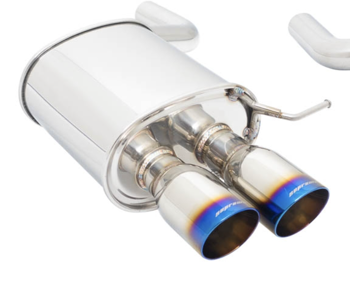 Megan Racing Axle Back Exhaust Tips for BMW F10 2011+ 535i M-Sport T-304 Stainless Quad 63mm ID 90mm OD