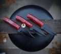 Red Honeycomb Blade Set - Ultra - Sharp Utility Knives - PhishStones Products