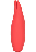 Red Hot Flare USB Rechargeable Silicone Massager Waterproof