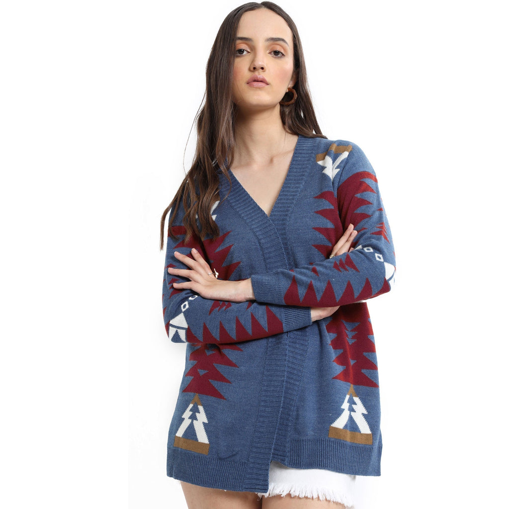 Red Vine Cardigan Sweater - PhishStones Products