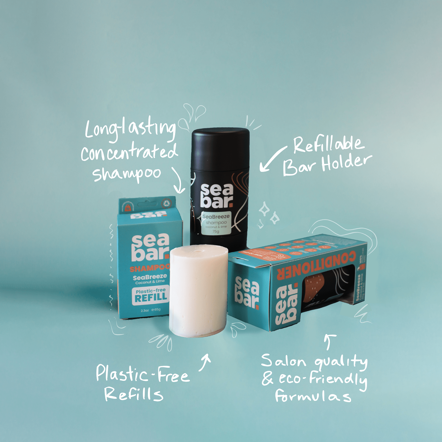 REFILL - SeaBreeze Moisturizing Shampoo - PhishStones Products