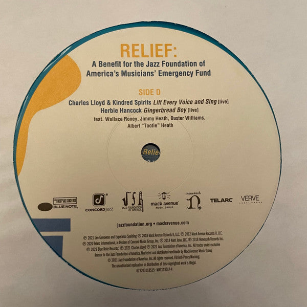 Relief A Benefit For The Jazz Foundation Of America's Musician's Emergency Fund | Mint (M) Mint (M) - PhishStones Products