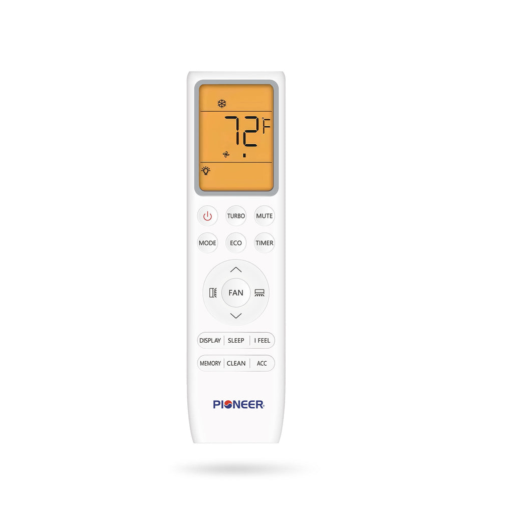 Pioneer® Quantum Hyperformance™ 24,000 BTU 22.5 SEER2 230V High-Wall Ductless Energy-Star Mini-Split Air Conditioner Inverter Hyper Heat Pump Full Set