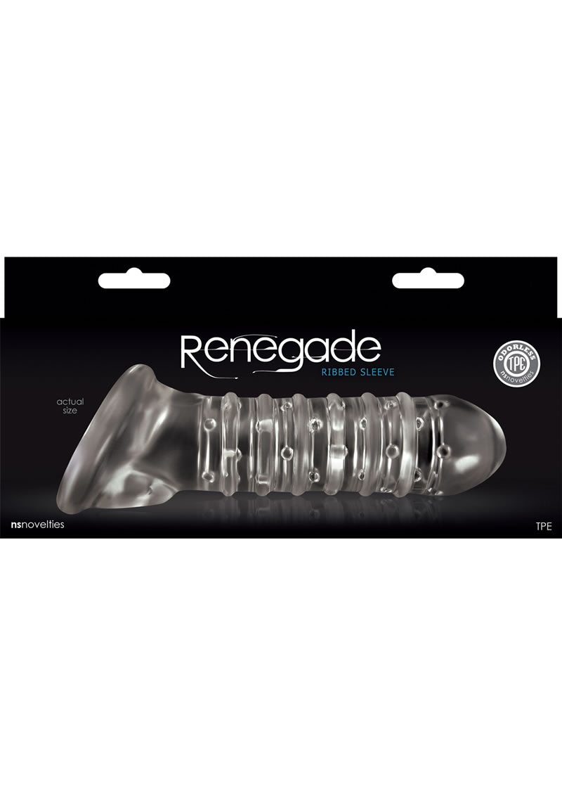 Renegade Ribbed Sleeve Penis Extender - PhishStones Products