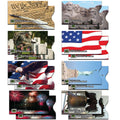 RFID Blocking Credit Card Sleeves - Patriotic 16 Pack - PhishStones Products