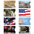 RFID Blocking Credit Card Sleeves - Patriotic 8 Pack - PhishStones Products