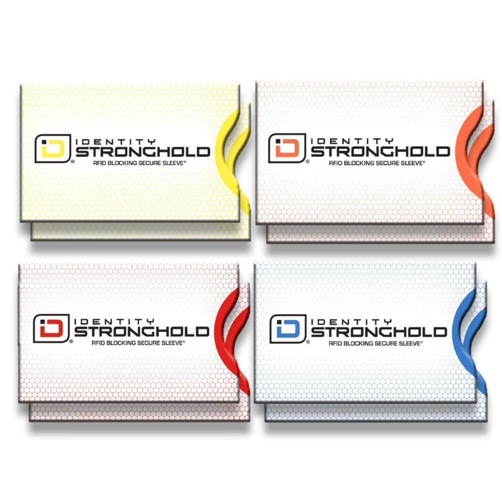 RFID Blocking Honeycomb Design Credit Card Sleeves - 16 Pack - PhishStones Products