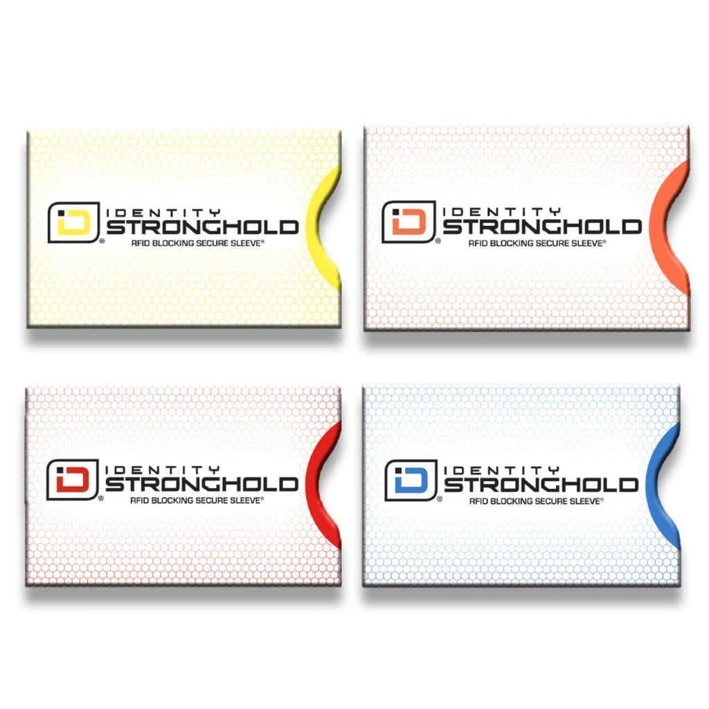 RFID Blocking Honeycomb Design Credit Card Sleeves - 8 Pack - PhishStones Products