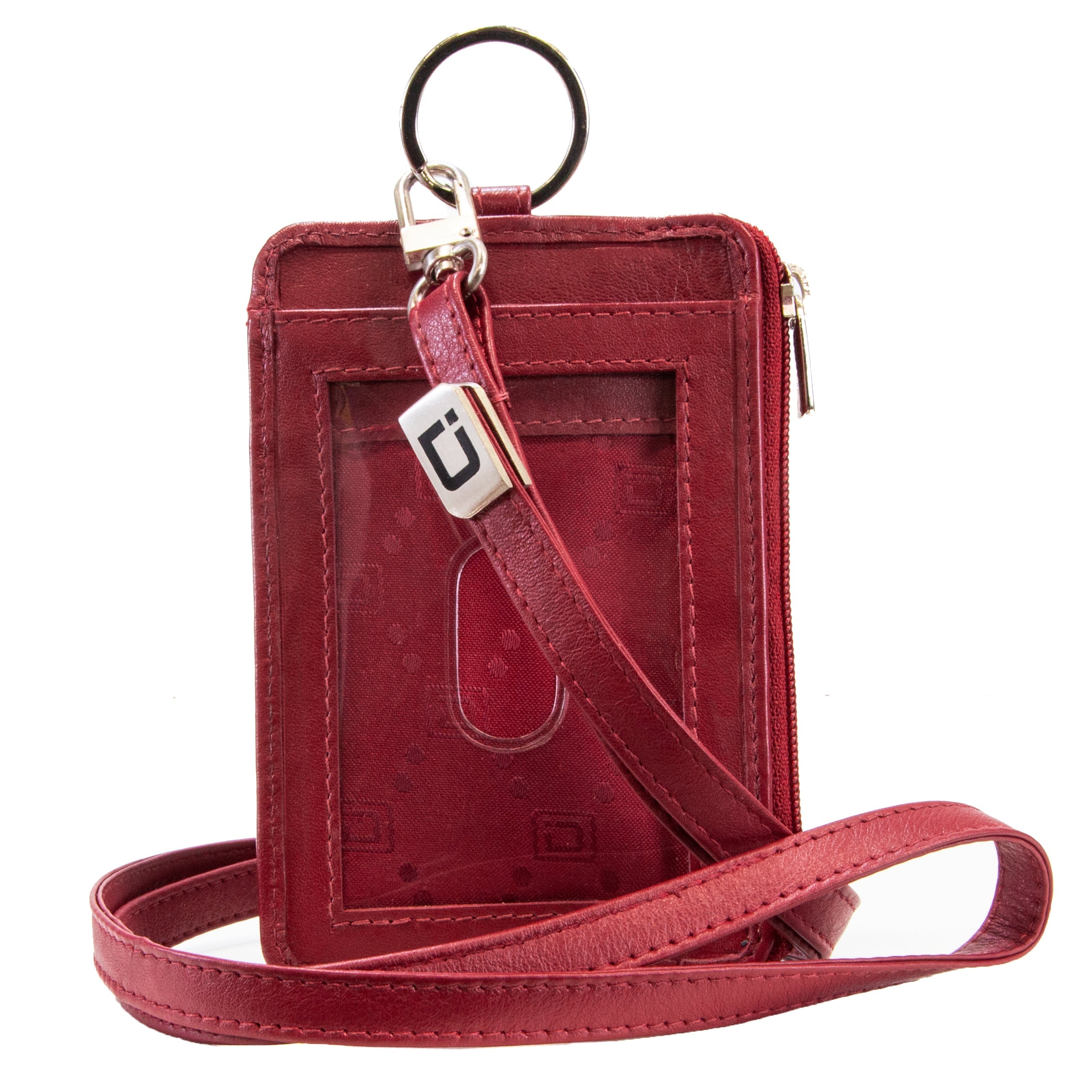 RFID Wallet Dual Portrait ID Leather Badge Holder - PhishStones Products
