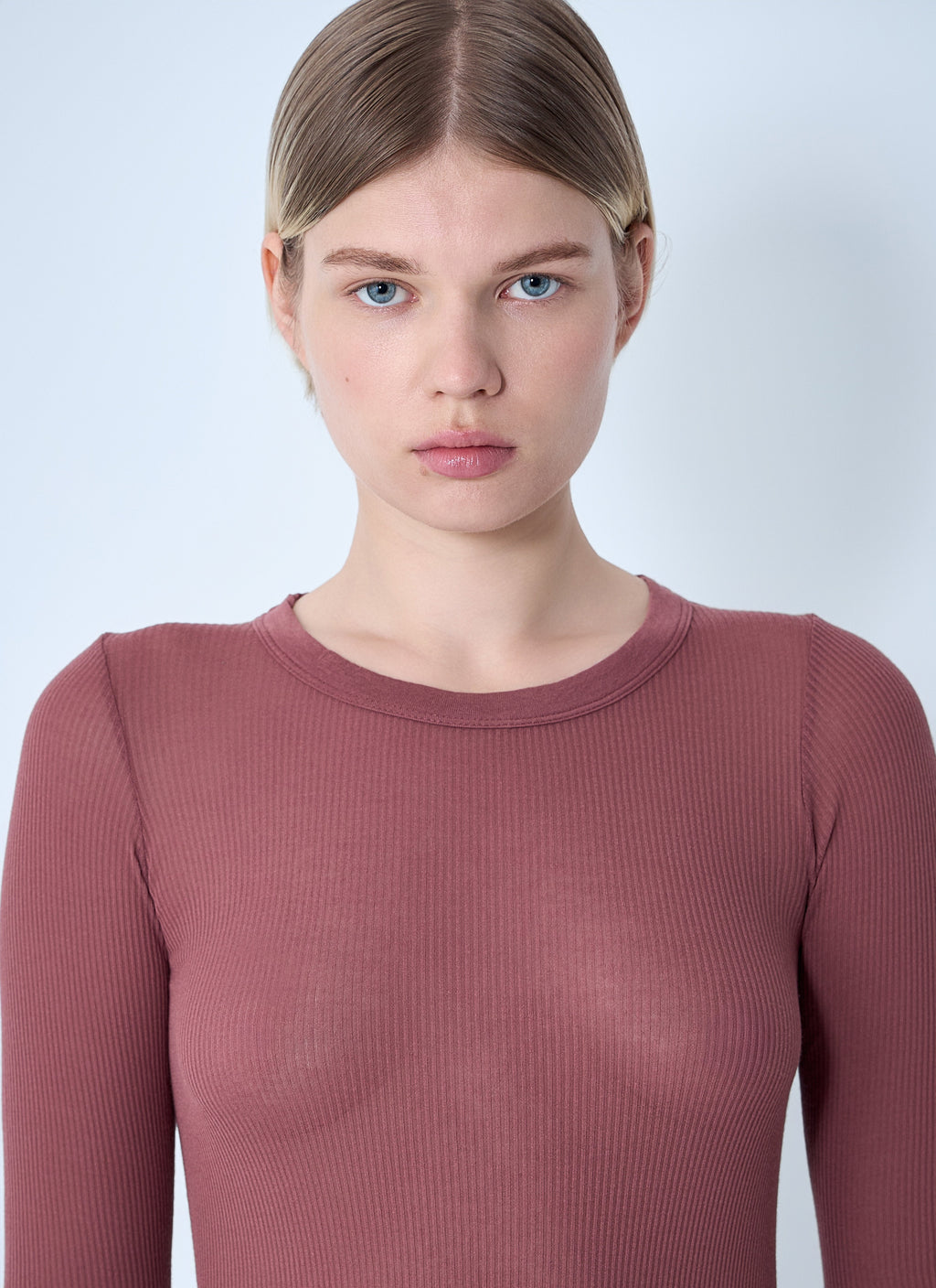 Rick Owens Women Ribbed Long Sleeve Top
