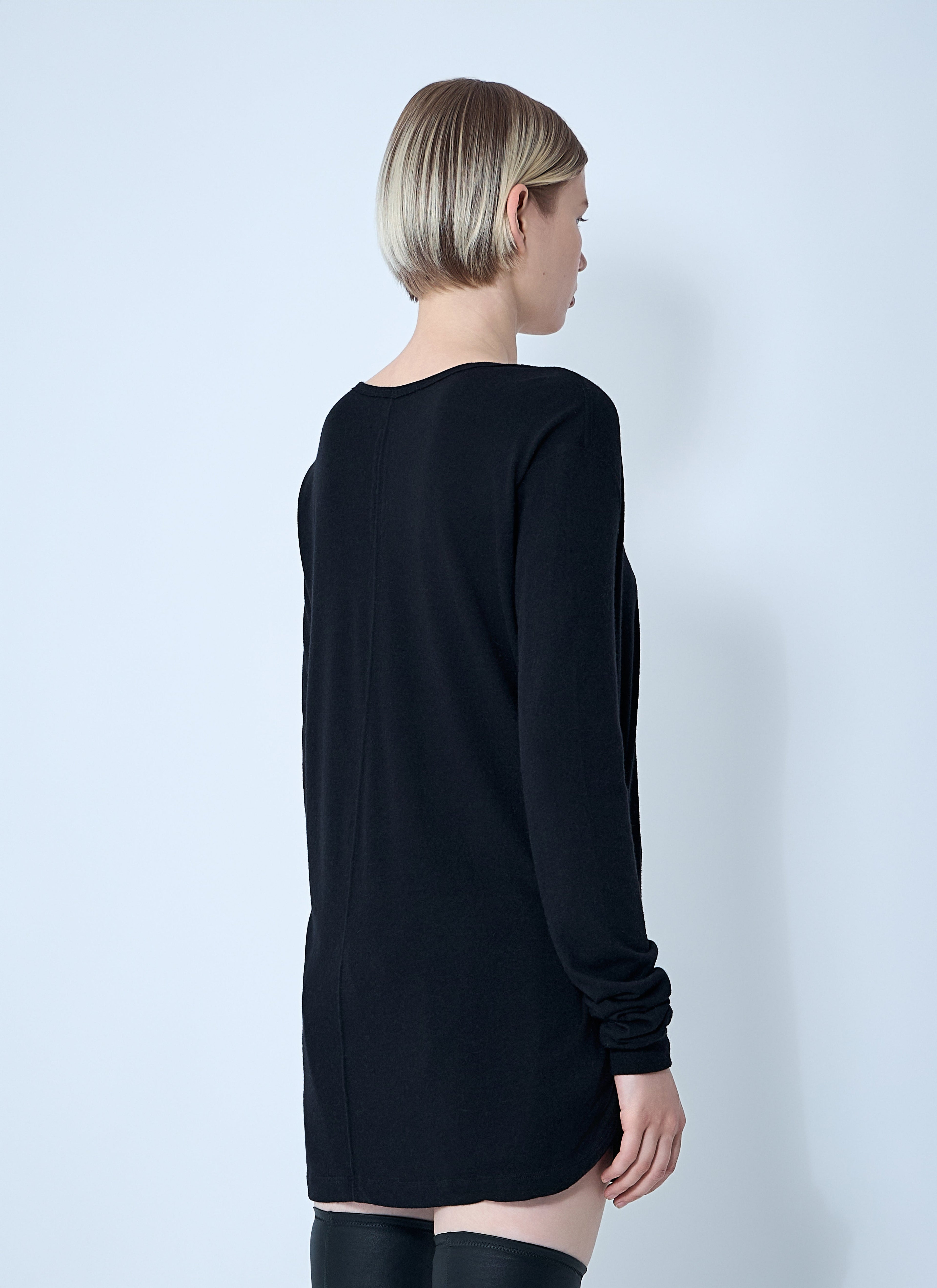 Rick Owens Women Hiked Long Sleeve Top