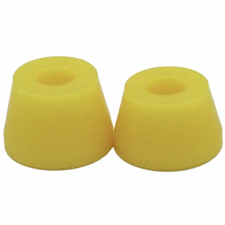 RipTide APS Carver CX SurfSkate Cone/Cone Bushings 90a - Yellow (Pair)