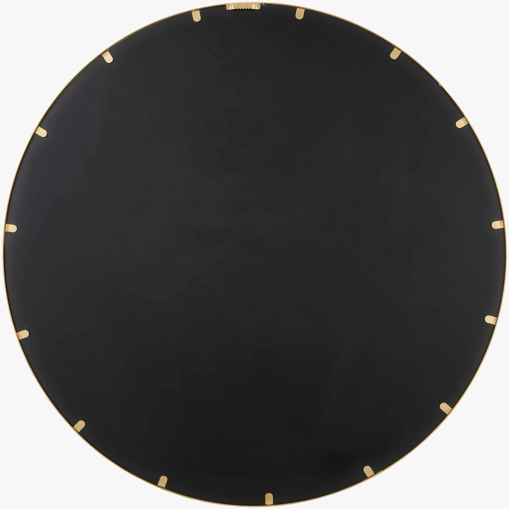 Guindarohan Gold Frame Round Mirror