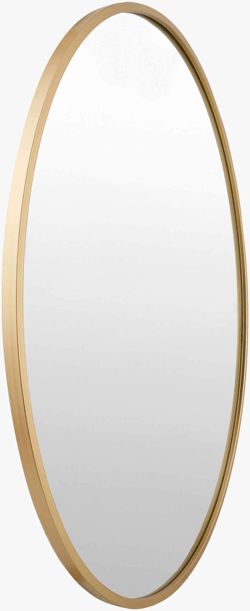 Guindarohan Gold Frame Round Mirror