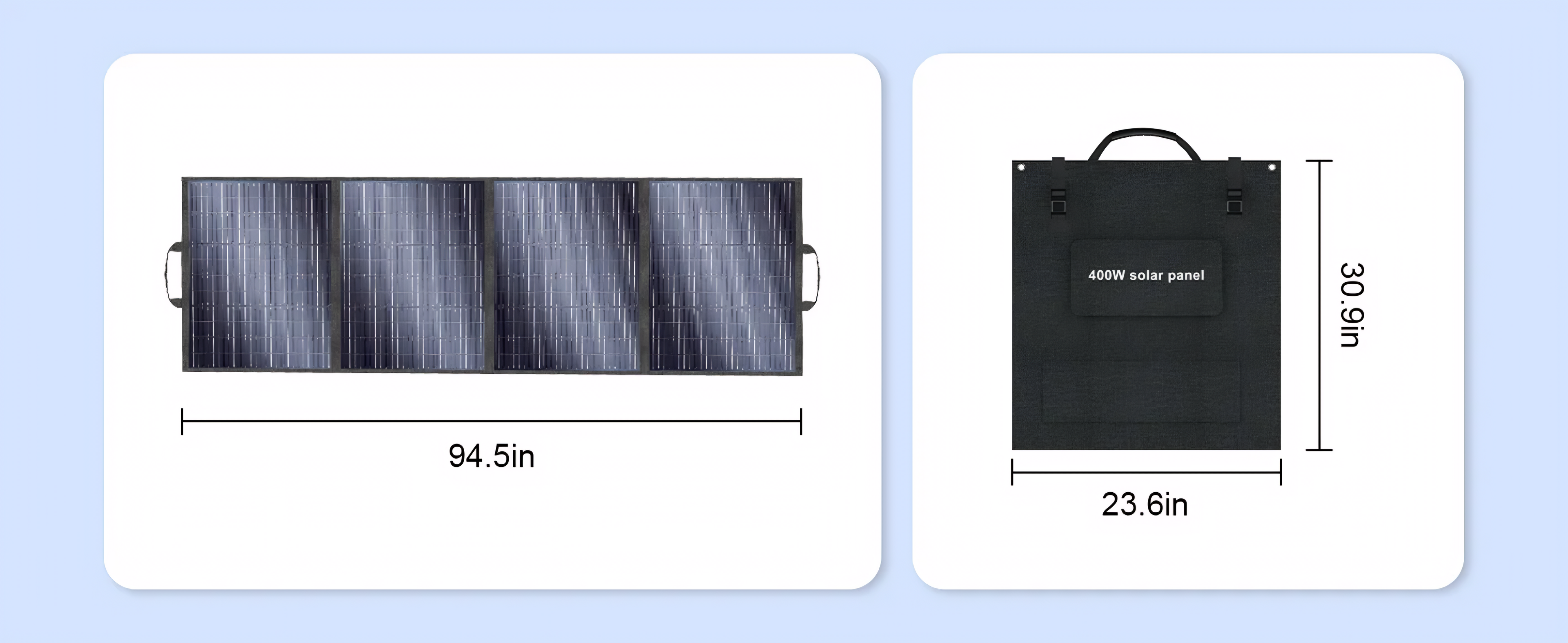 Folding Solar Panels 200w / 400w