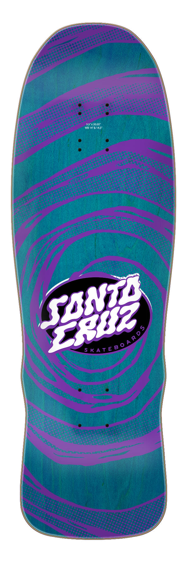 Santa Cruz Winkowski Vertigo Medium 9.5" Shaped Skateboard Deck