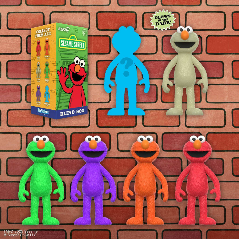 Super7 x Sesame Street - Elmo - Wave 04 - Individual Blind Box Toy