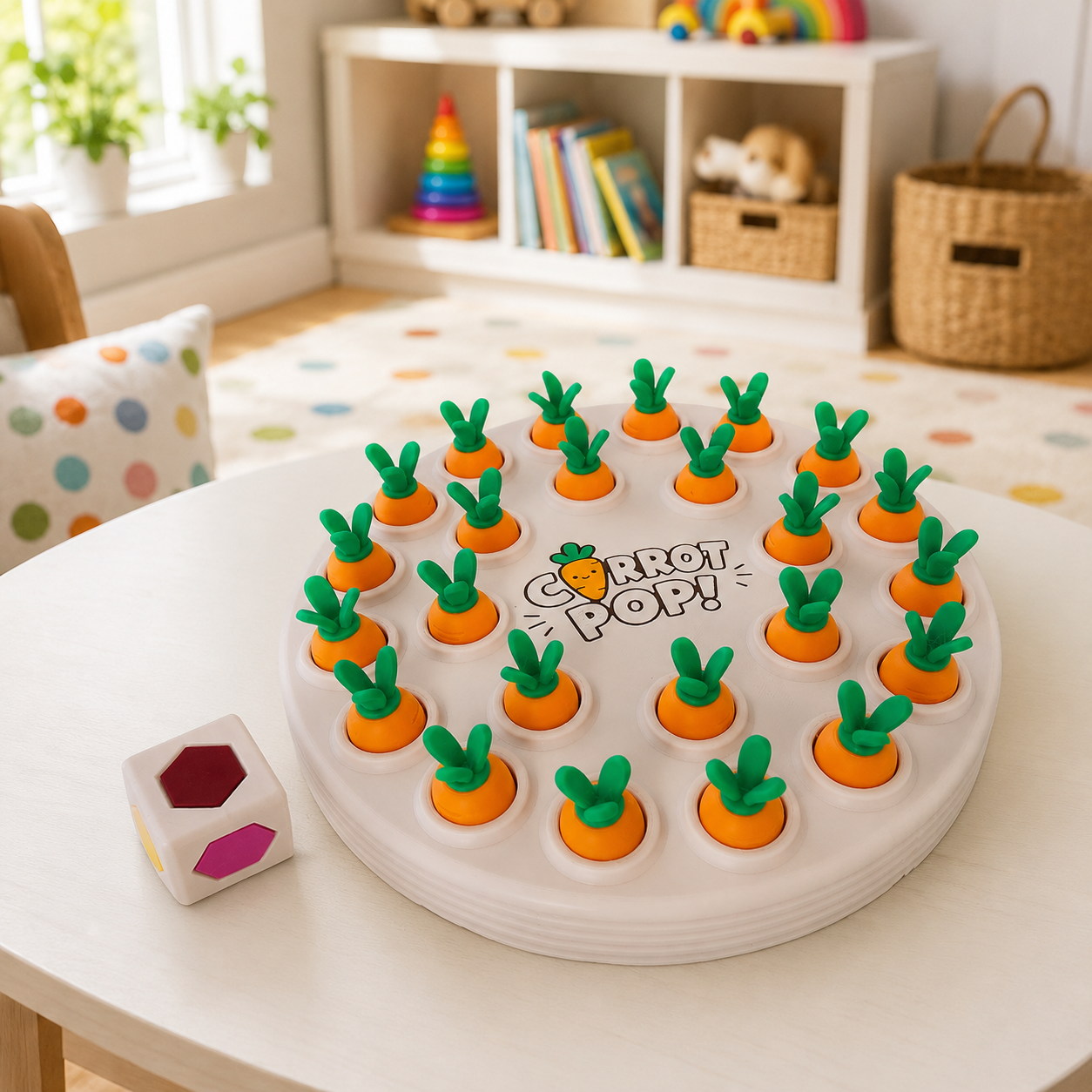Carrot Pop Memory Game - Travel Puzzle Game for Kids