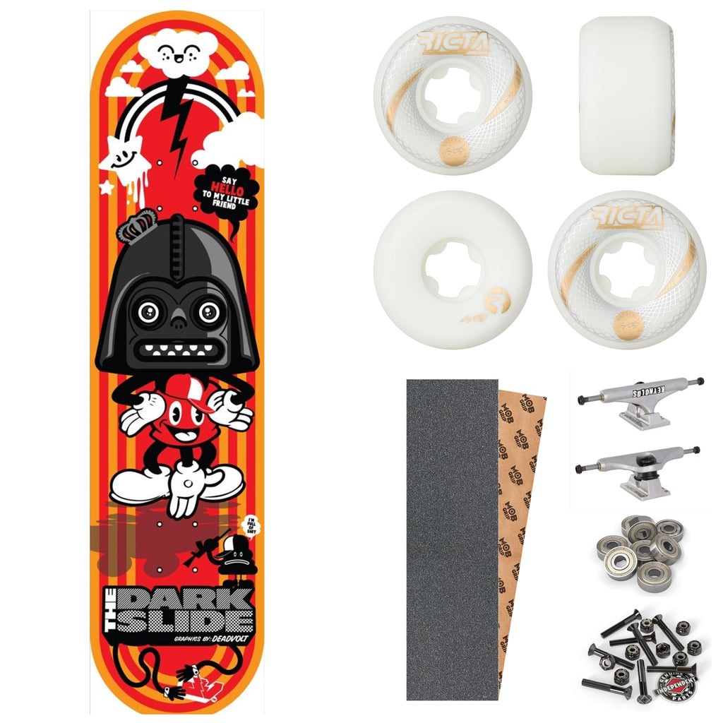 The Dark Slide x Dead Voltage "Little Friend" 8.25" Complete Skateboard