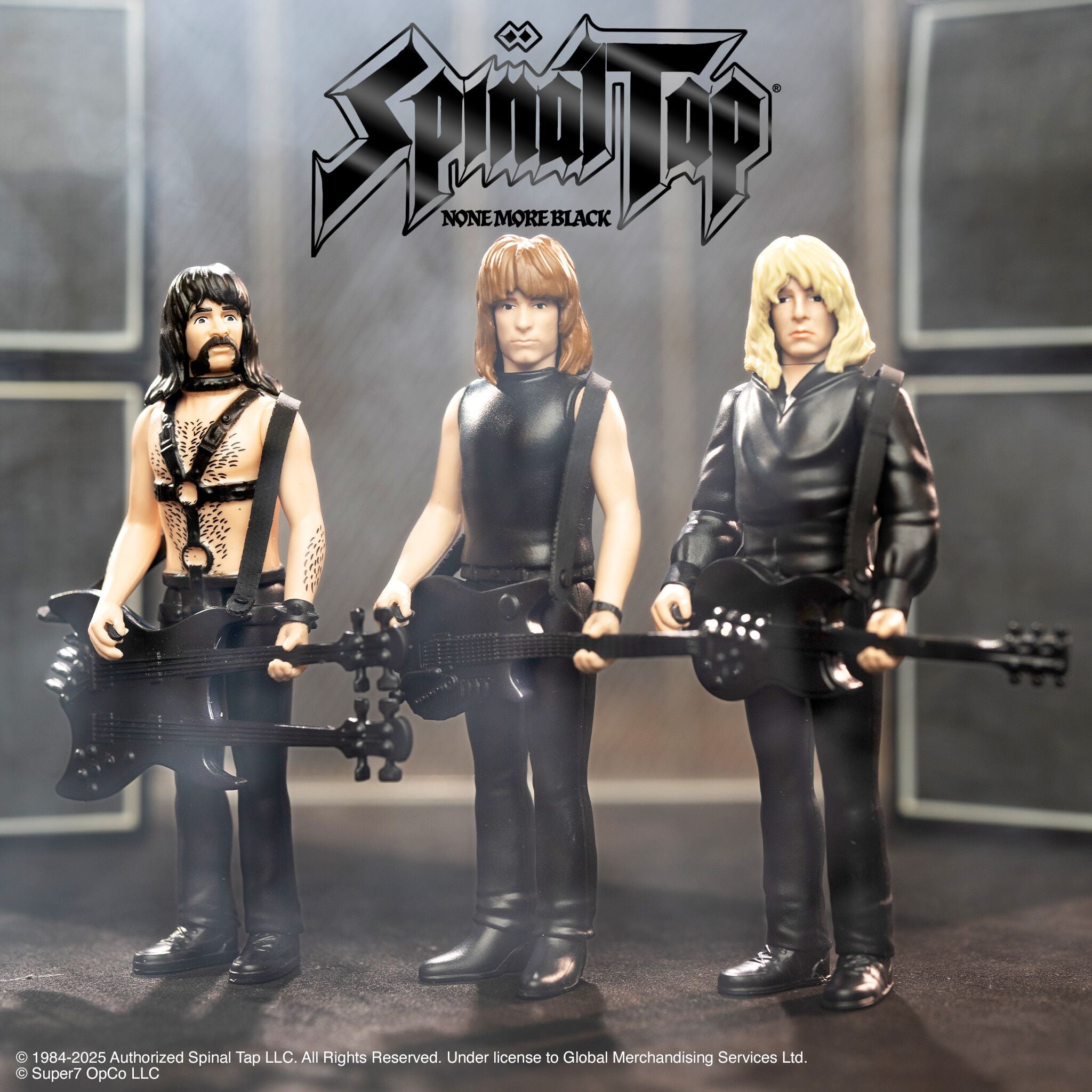 Super7 x SPINAL TAP - Derek Smalls (None More Black) - ReAction Figure