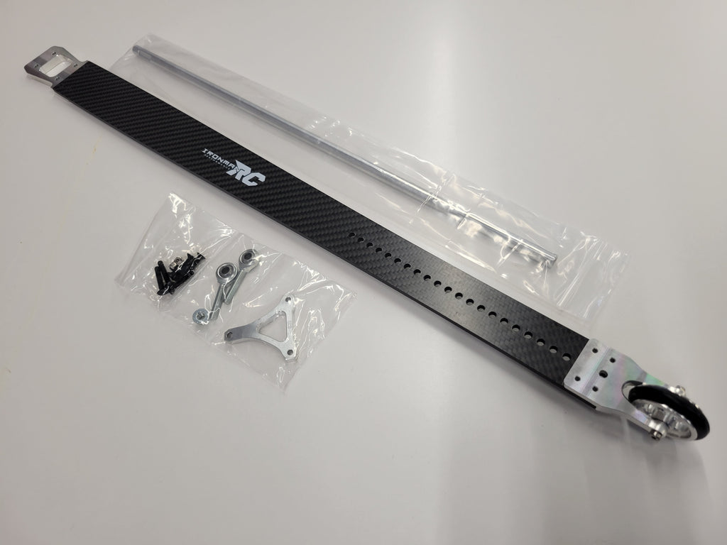 IRonManRc Limitless Infraction Felony 3k 4mm Carbon Fiber Wheelie Bar *DRAG BEAST*