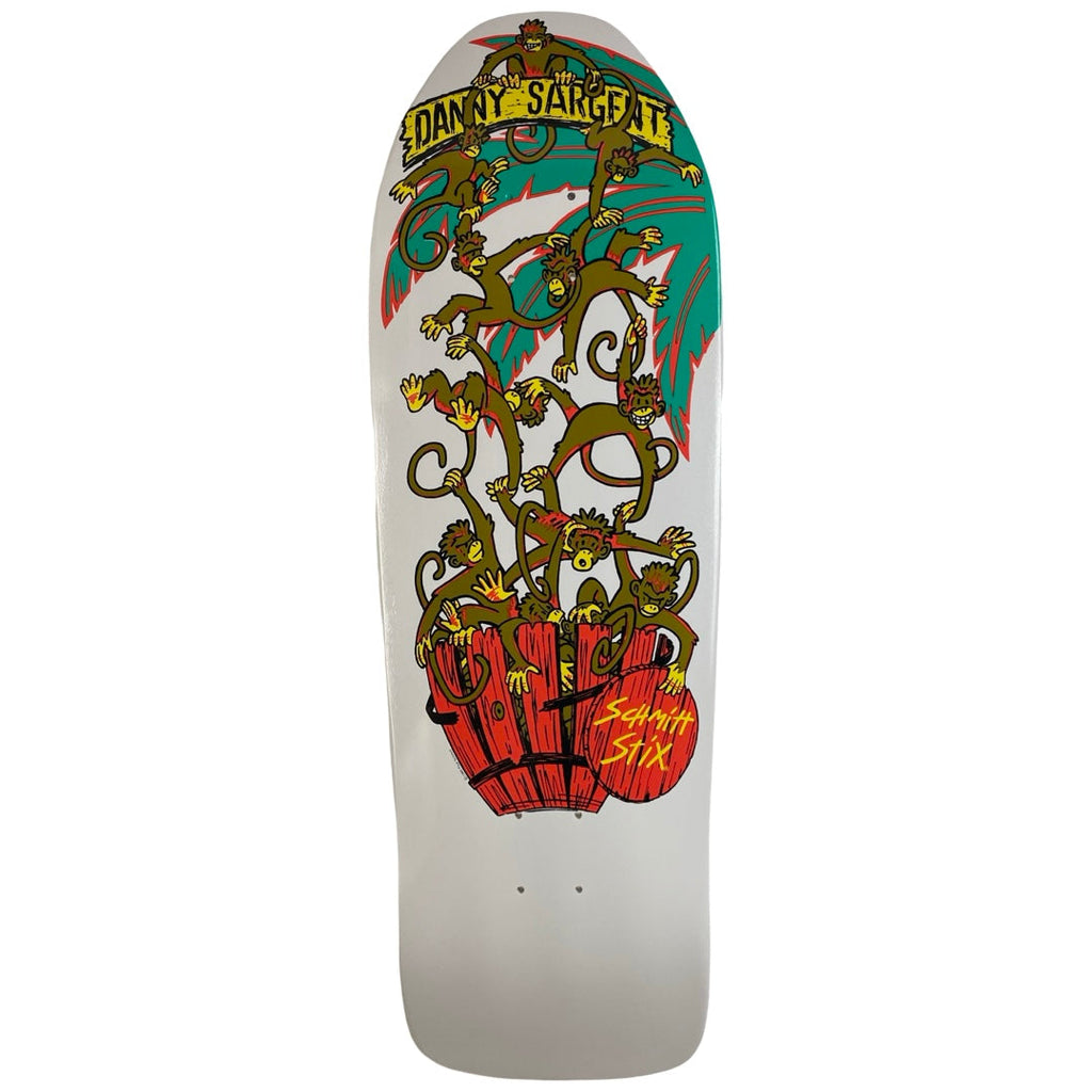 Schmitt Stix Danny Sargent Barrel of Monkeys 9.75" Skateboard Deck