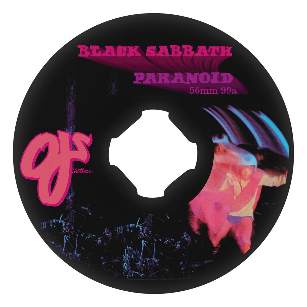 OJ x Black Sabbath Paranoid Chubbies 56mm 99a Skateboard Wheels