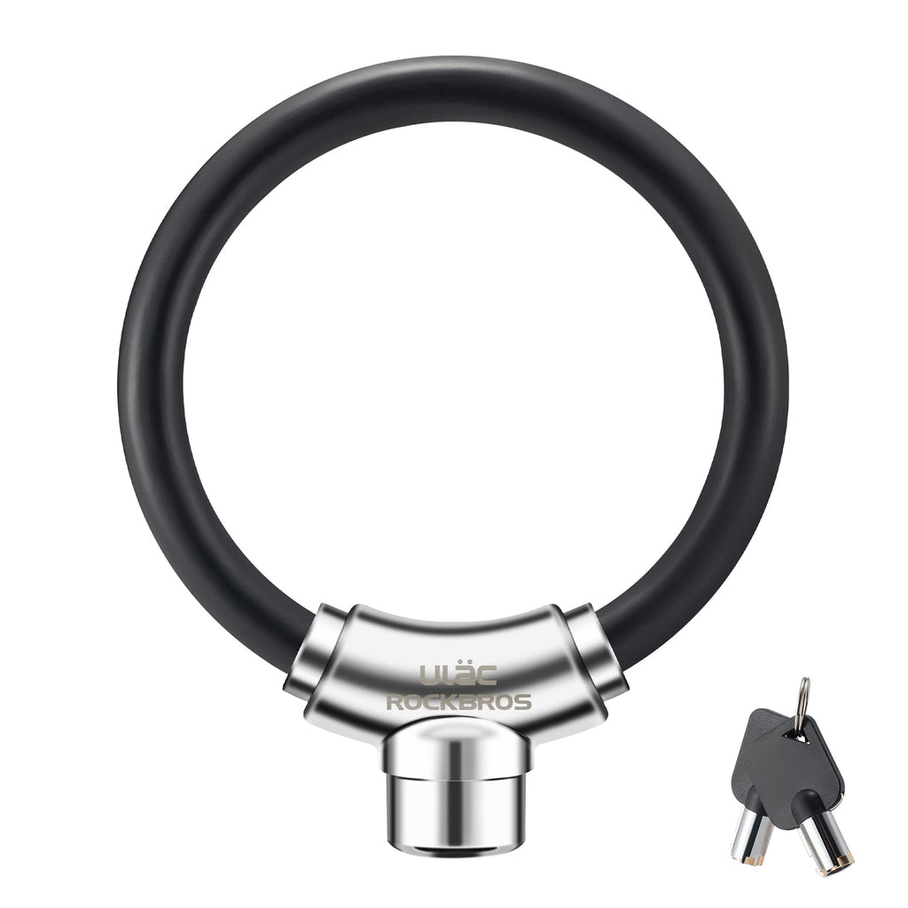 ROCKBROS Anti-Theft Bike Cable Lock Portable Key Lock Rustproof