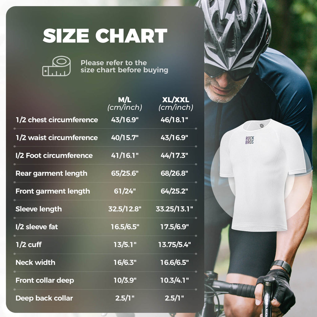 ROCKBROS Men's Cycling Jersey Mesh Short Sleeve