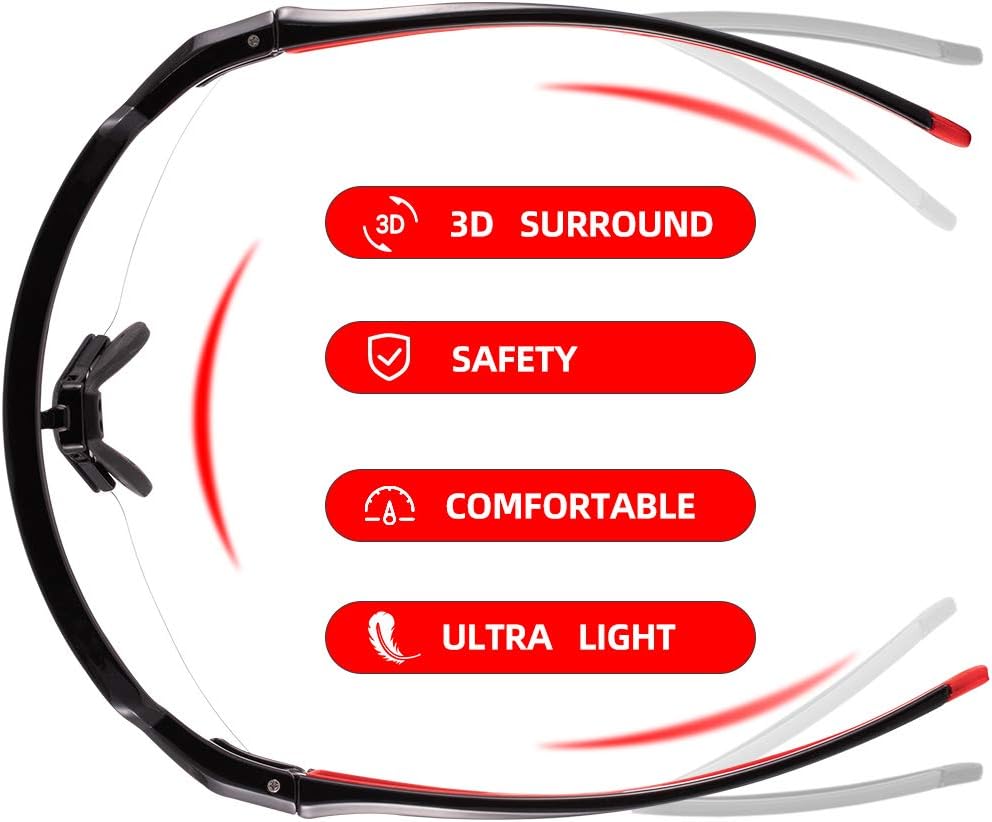 Half-Frame Photochromic Sports Sunglasses (UV400)