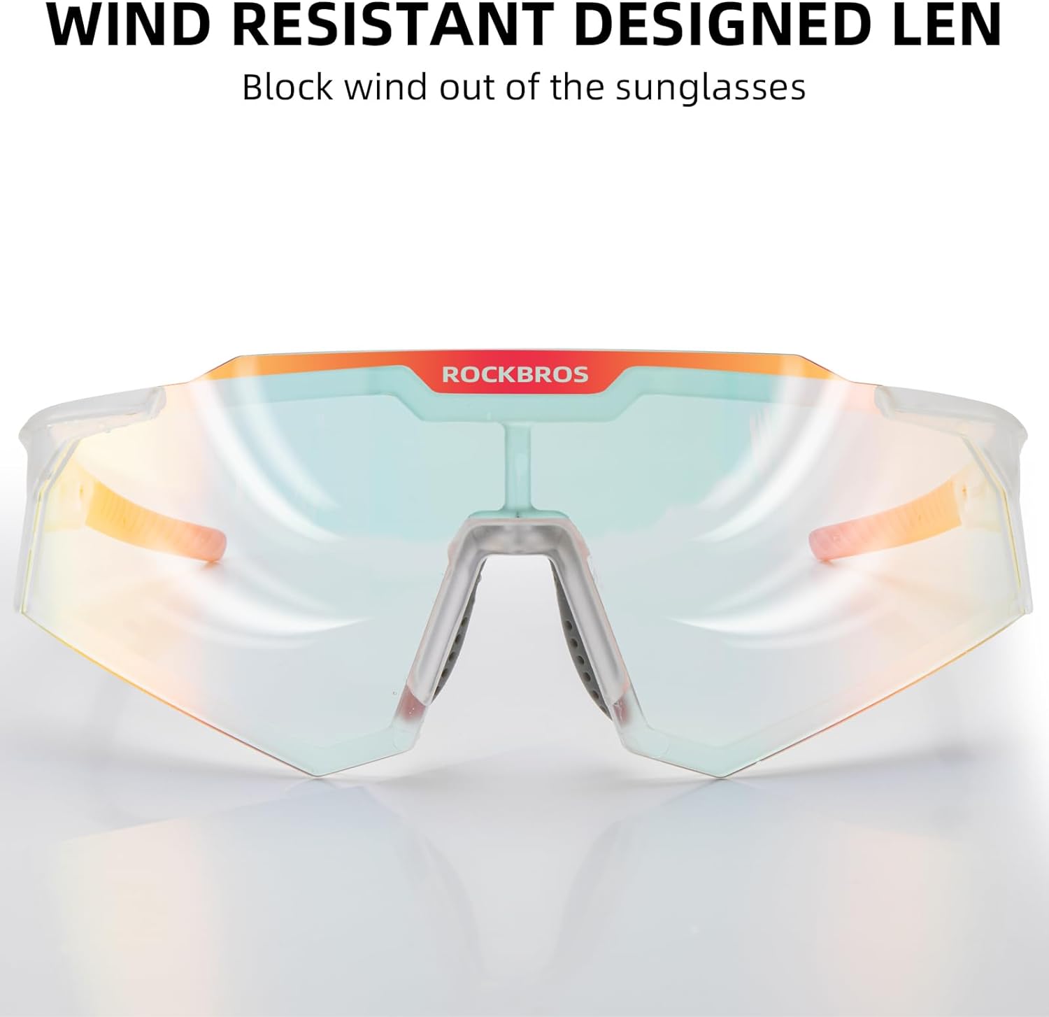 Half-Frame Photochromic Sports Sunglasses (UV400)