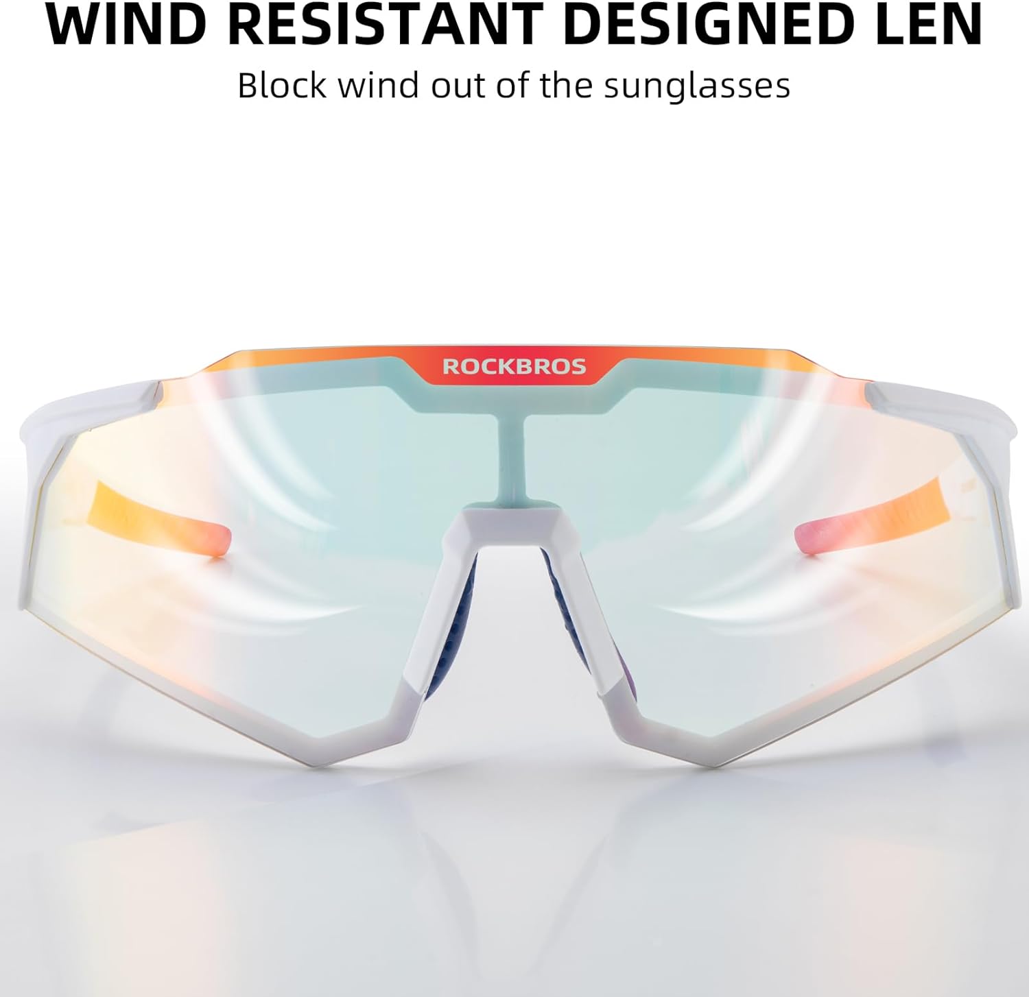 Half-Frame Photochromic Sports Sunglasses (UV400)