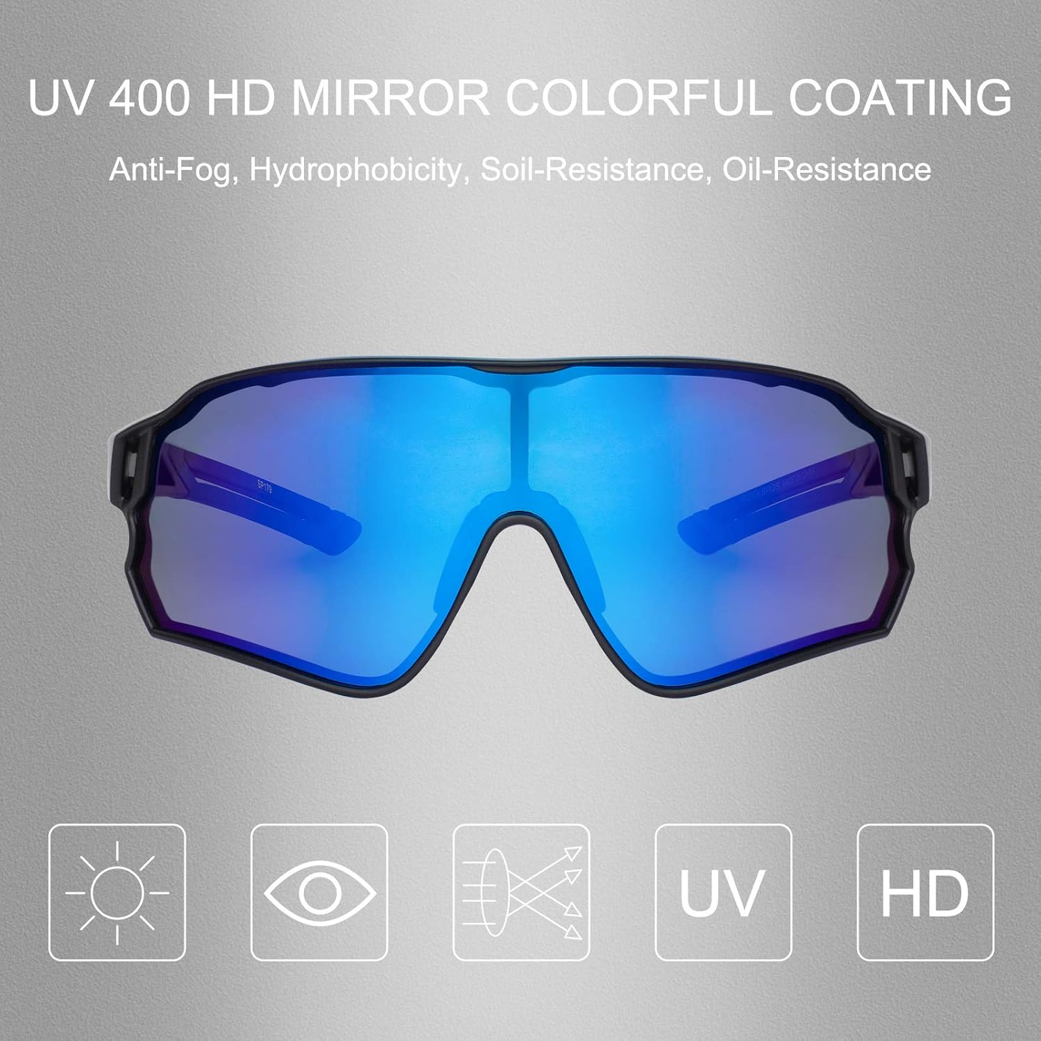 UV400 Polarized Sunglasses for Cycling