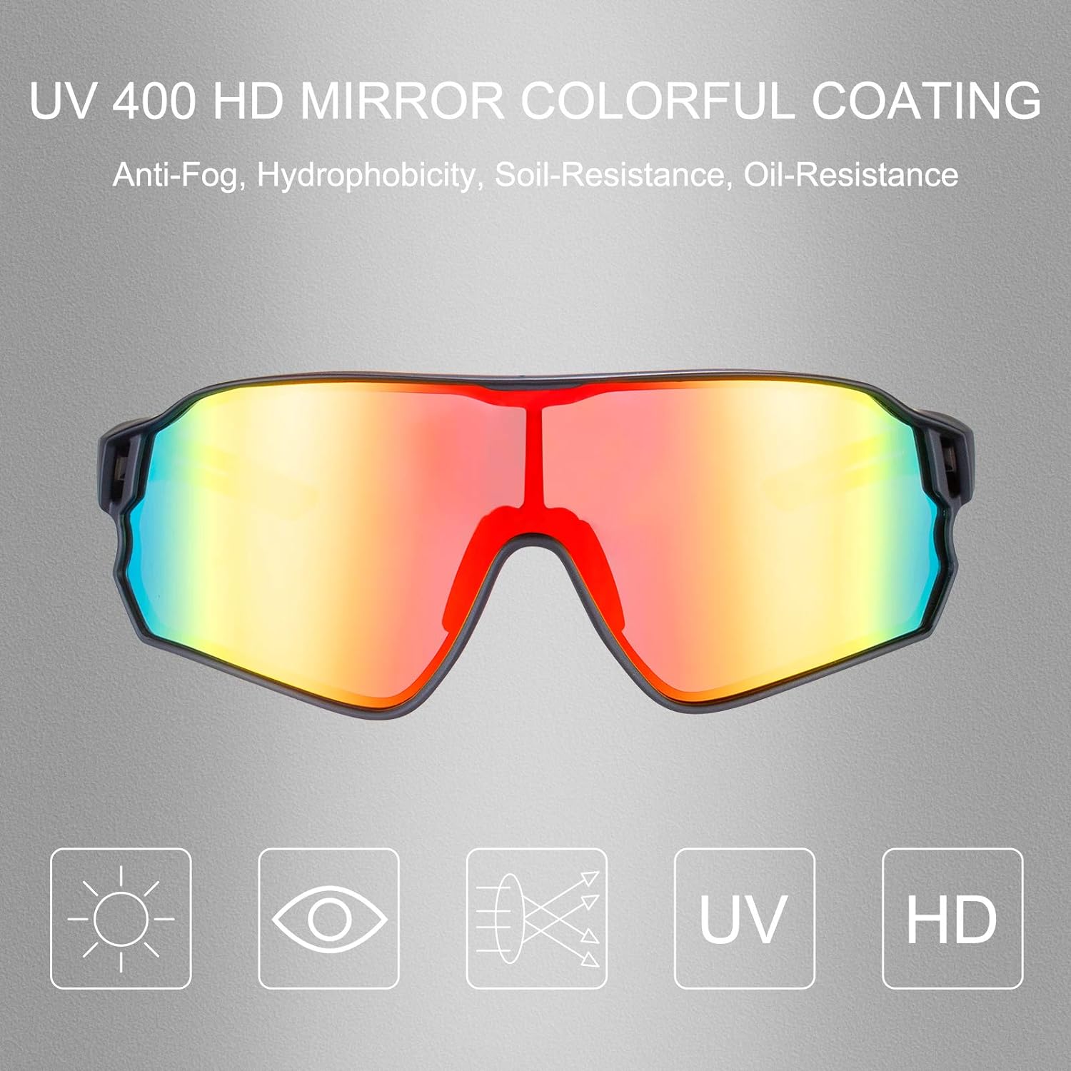 UV400 Polarized Sunglasses for Cycling