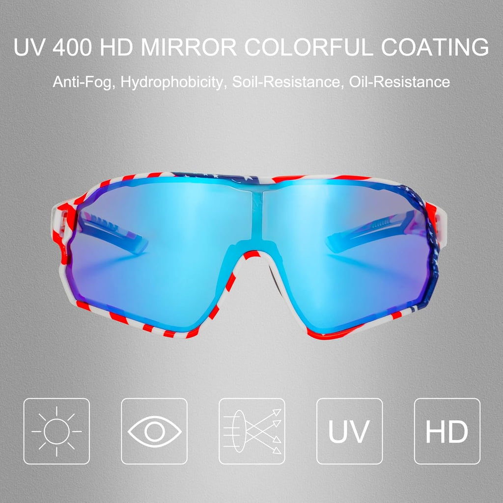 UV400 Polarized Sunglasses for Cycling