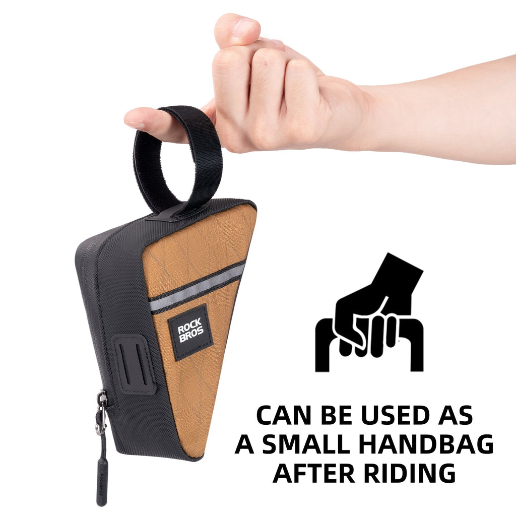 Compact Triangle Bike Tool Storage Bag
