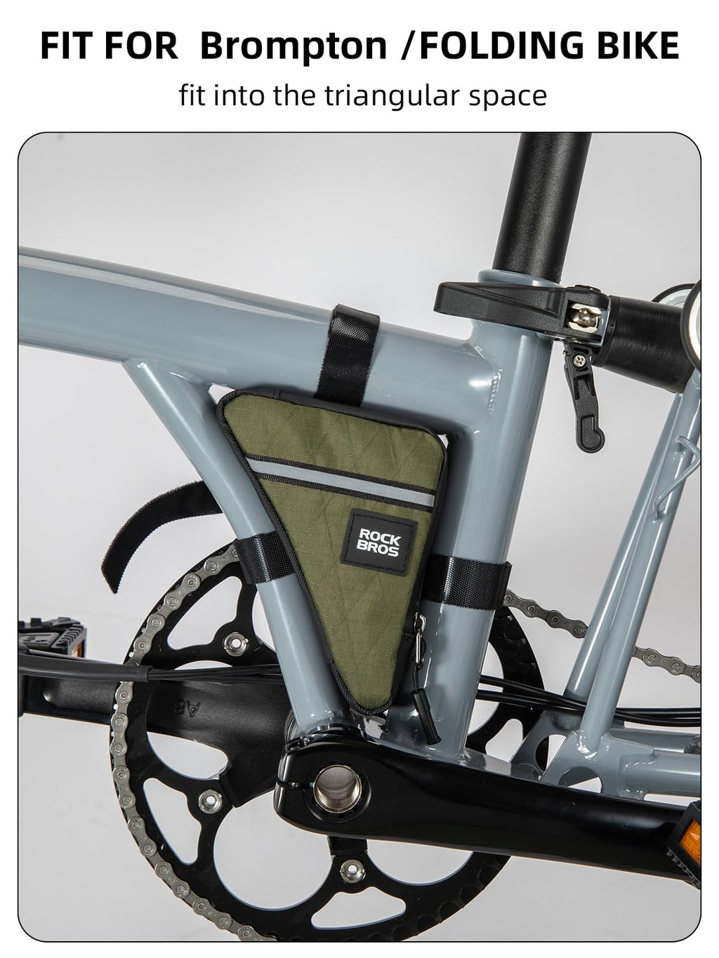 Compact Triangle Bike Tool Storage Bag