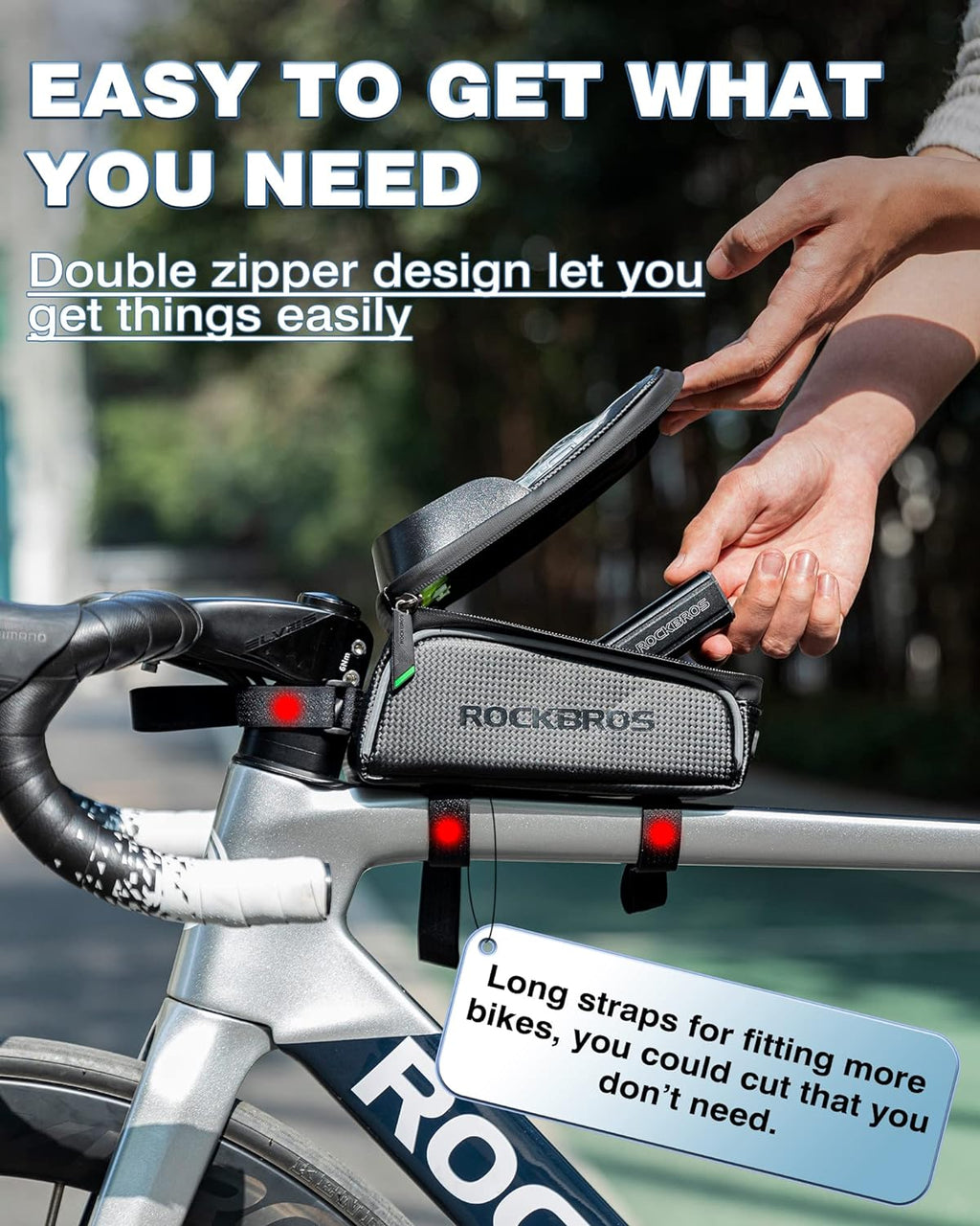 Bike Phone Bag for Secure Riding and Easy Access