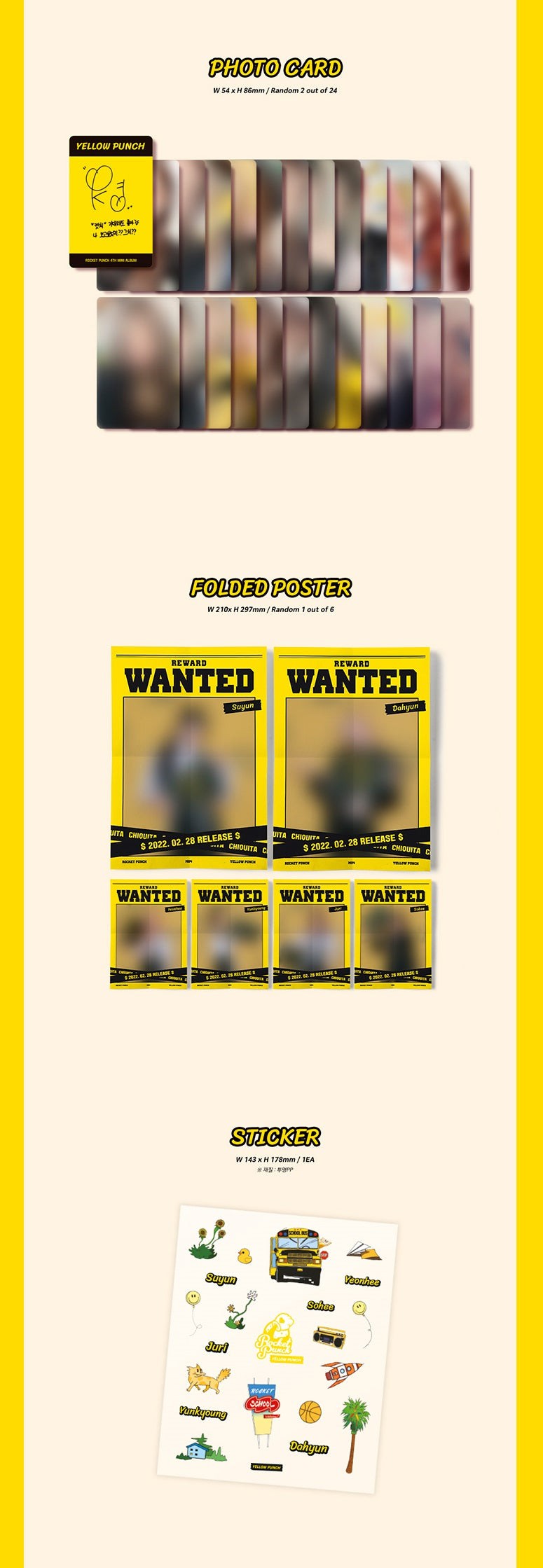 Rocket Punch - 4th Mini Album Yellow Punch