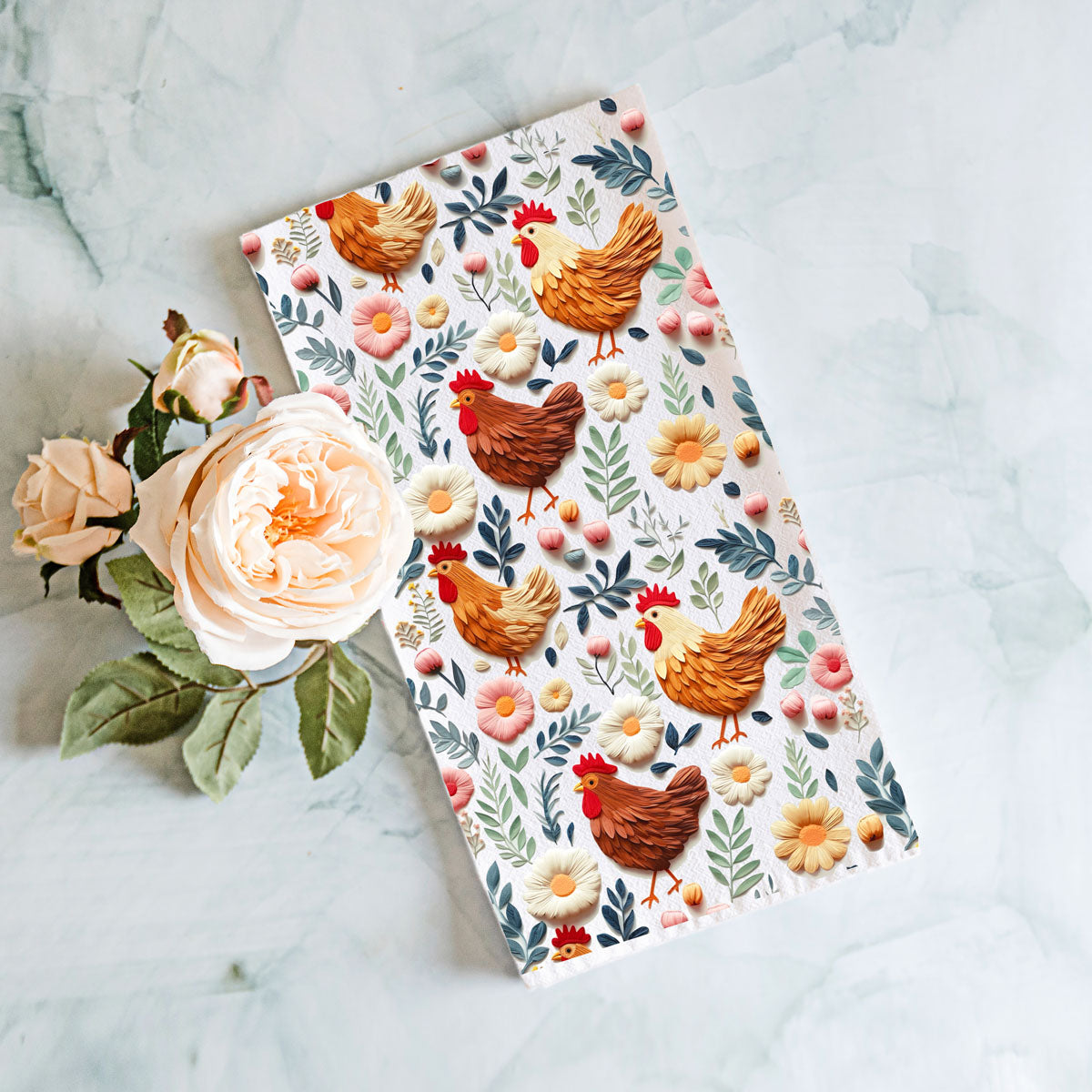 Petals & Peckers Towel