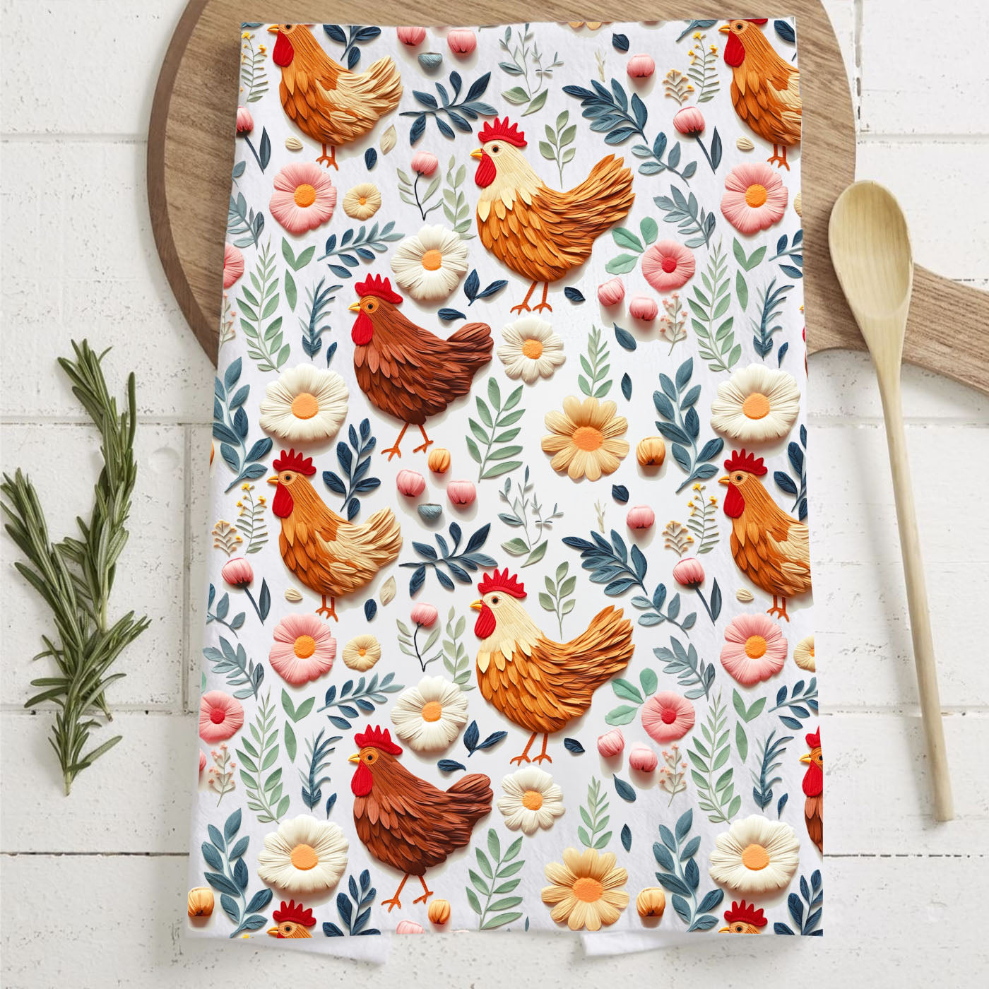 Petals & Peckers Towel