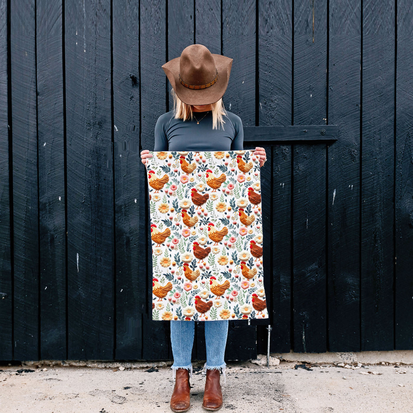 Petals & Peckers Towel